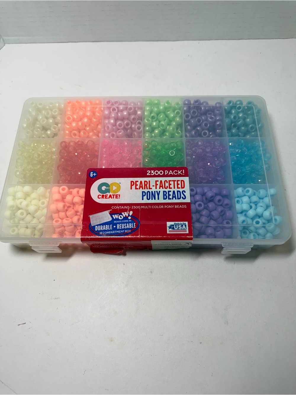 Go create Pearl-Faceted Pony Beads